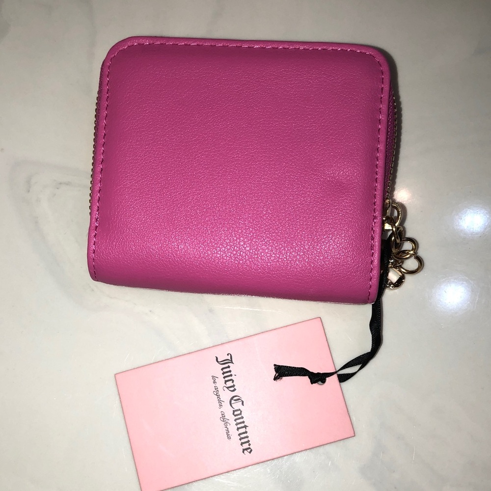 Juicy Couture Light Pink Love Potion Simply Sweet Small ZA Bifold Wallet NWT - Picture 8 of 16